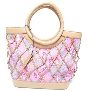 Sigrid Olsen Leather and Canvas Purse